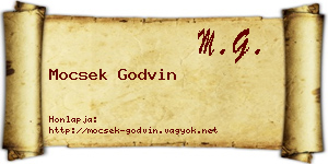 Mocsek Godvin névjegykártya